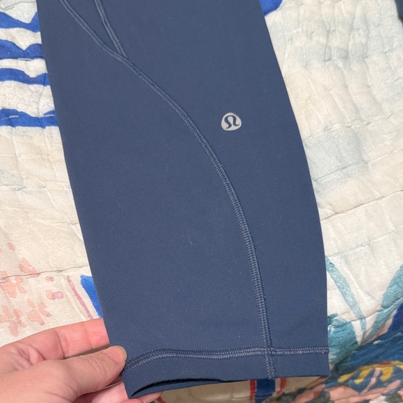 Lululemon Blue Performance Leggings - Picture 4 of 8